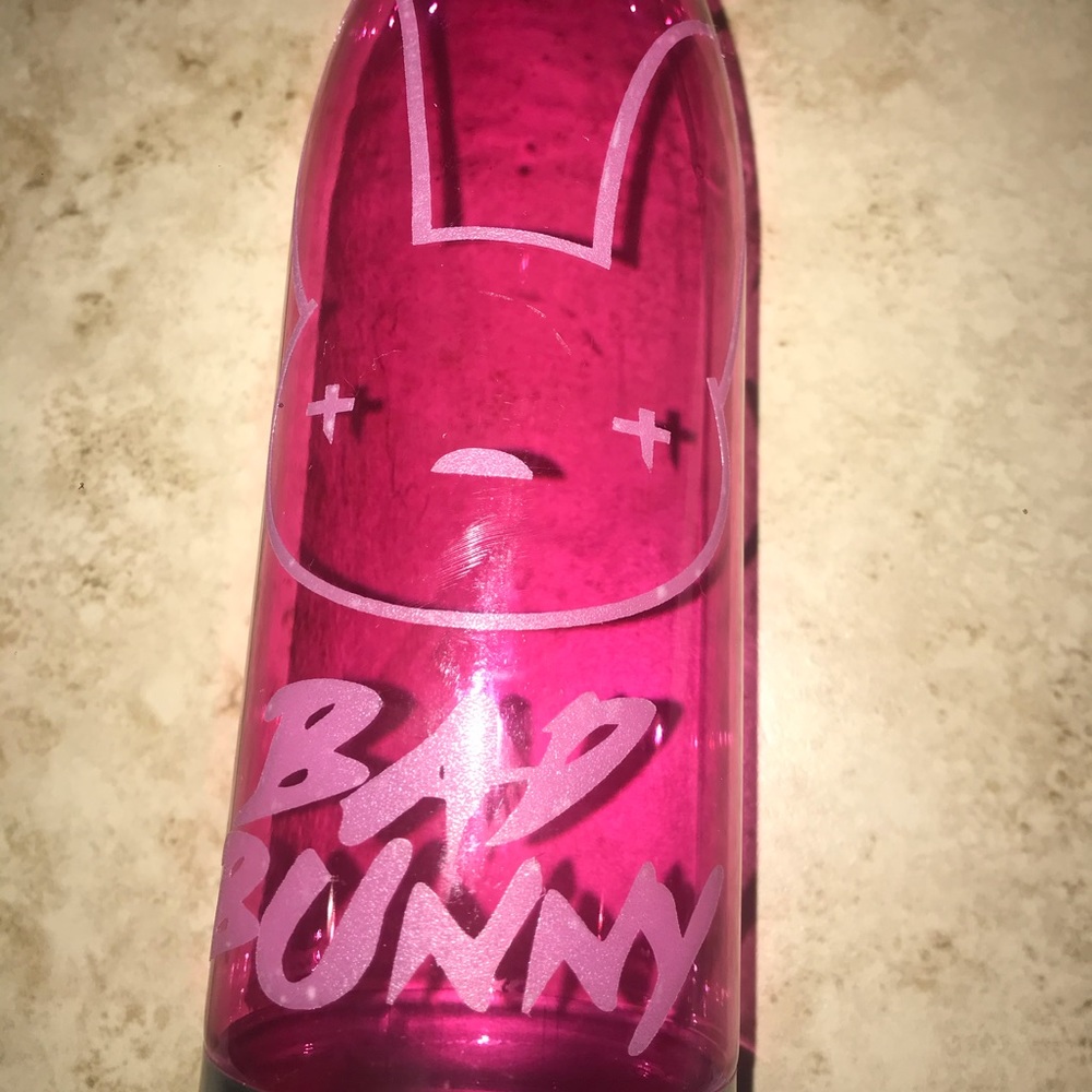Bad bunny water bottle